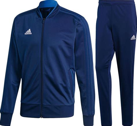 adidas trainingspak blauw zwart heren|Adidas trainingspakken heren.